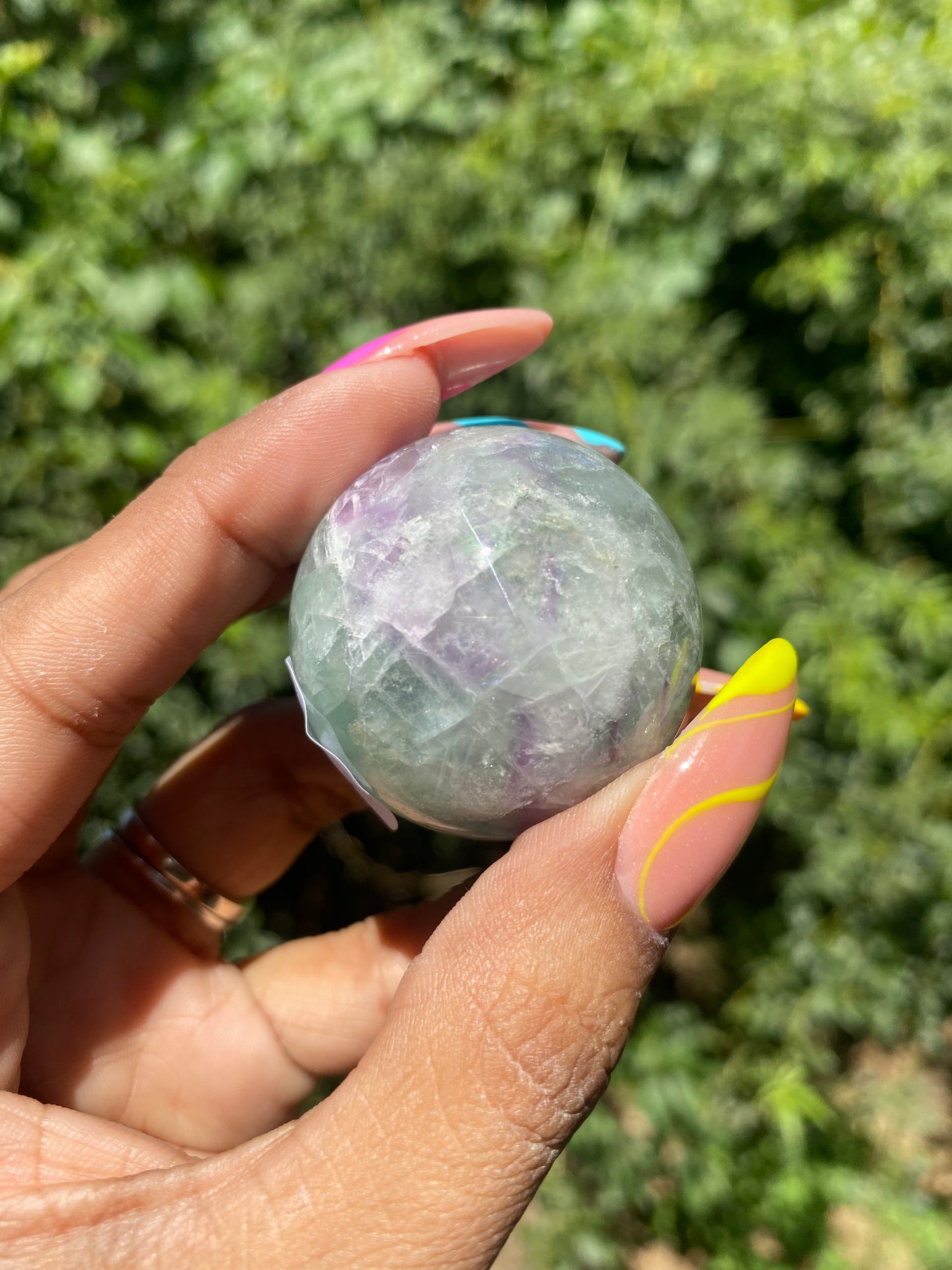 Fluorite sphere