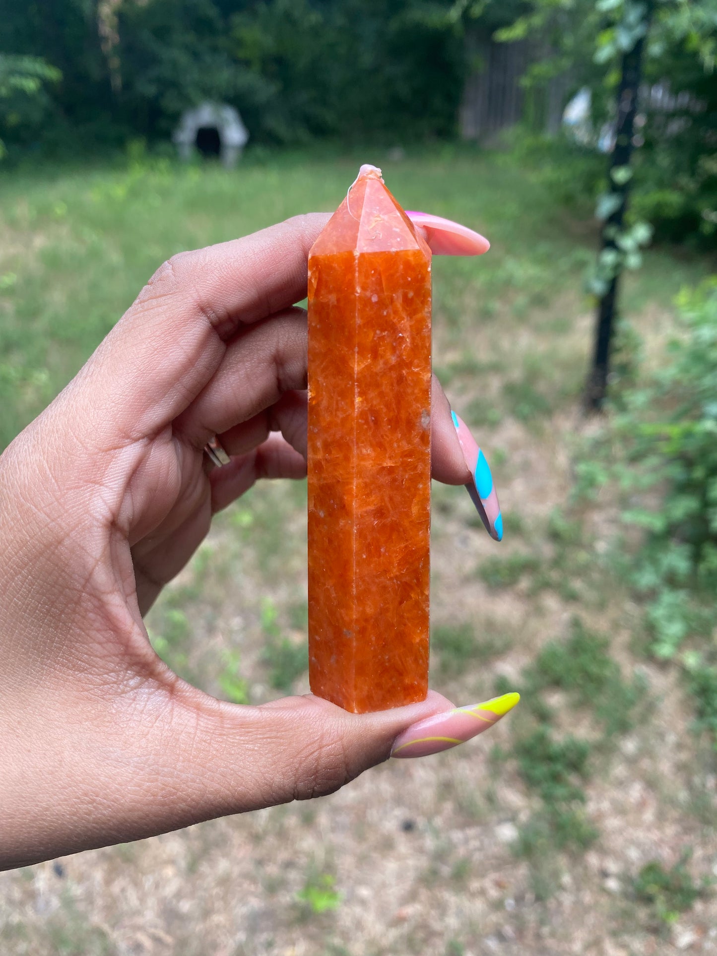 Orange sunstone tower