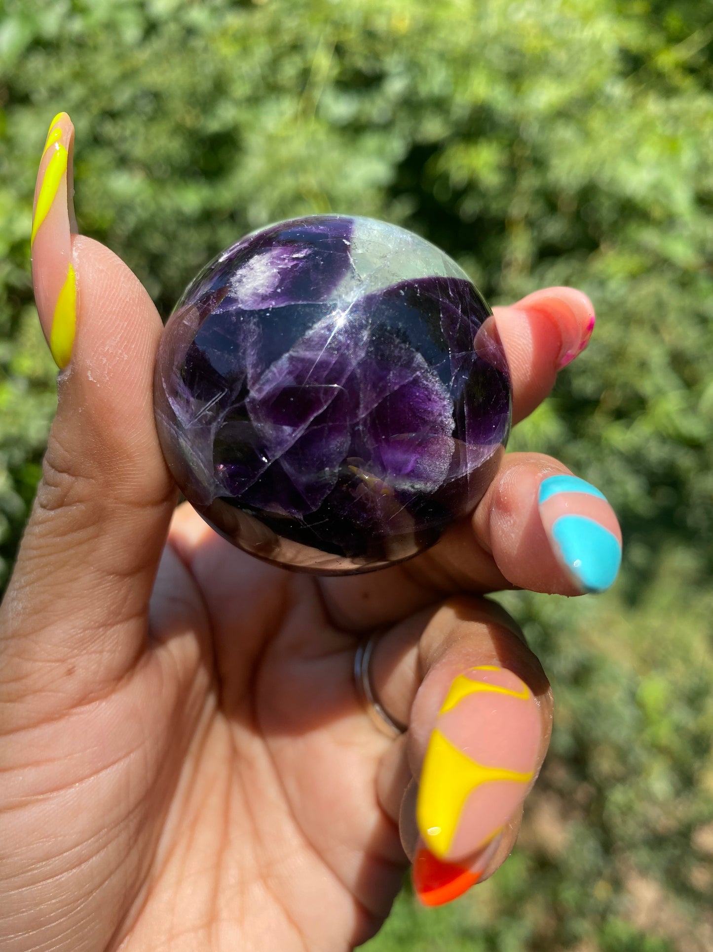 Fluorite sphere