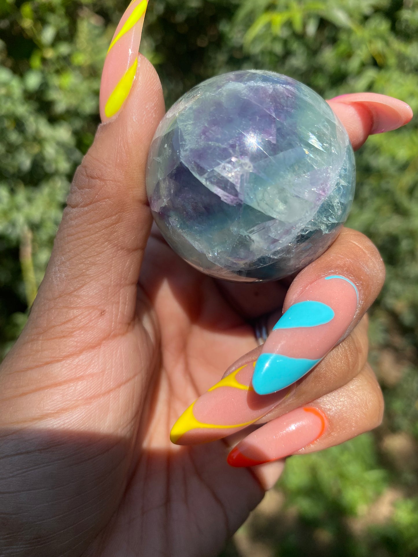 Fluorite sphere