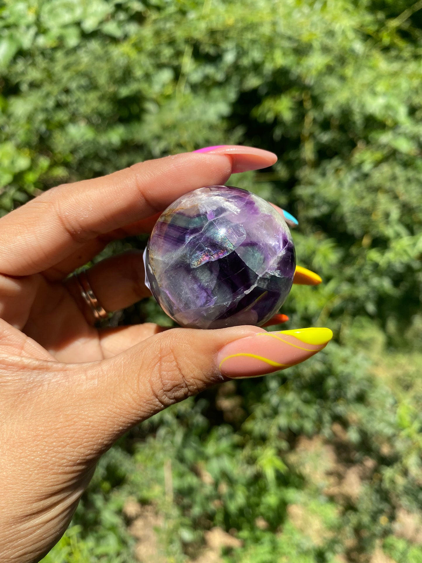 Fluorite sphere