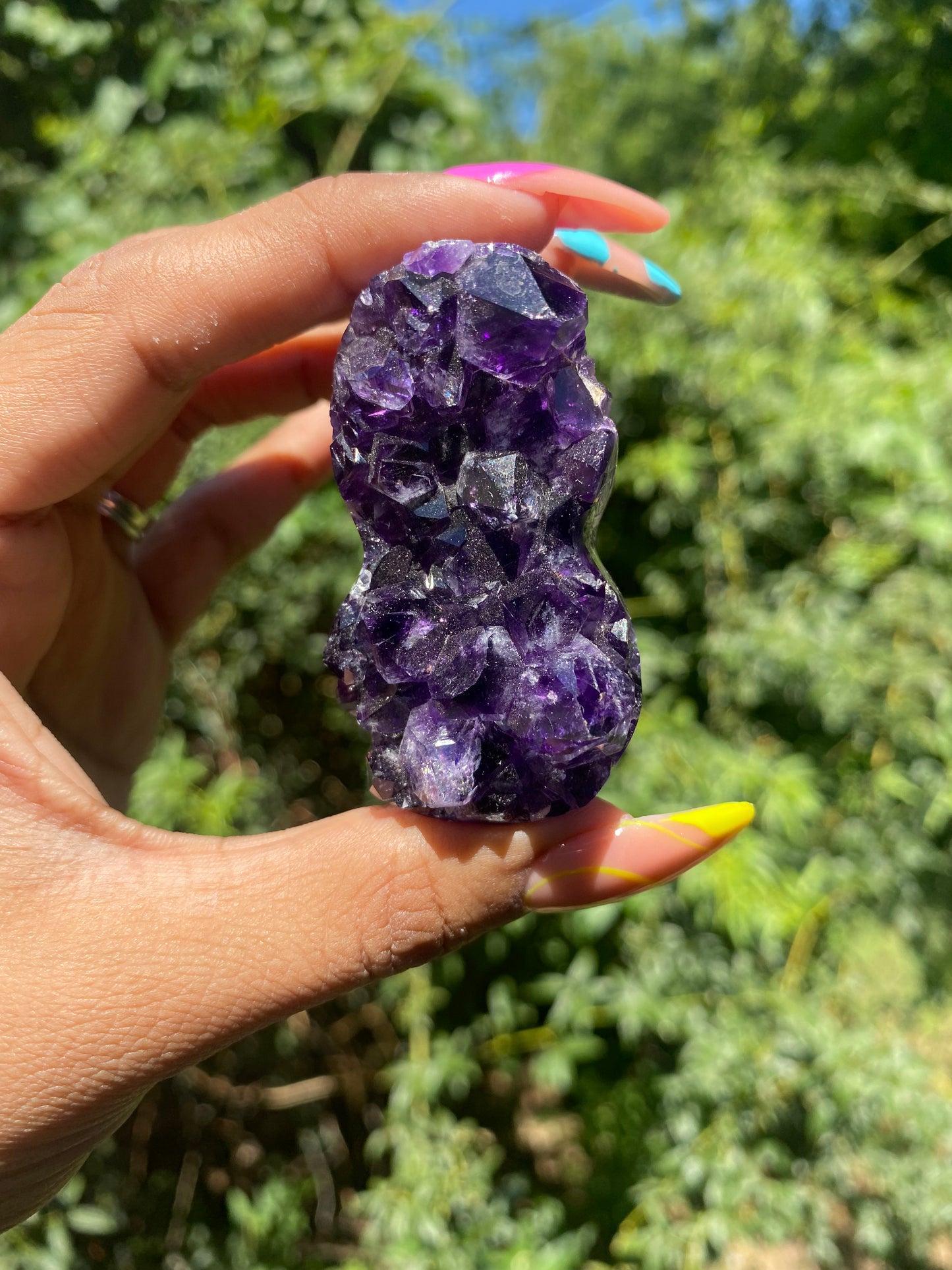 Amethyst cluster