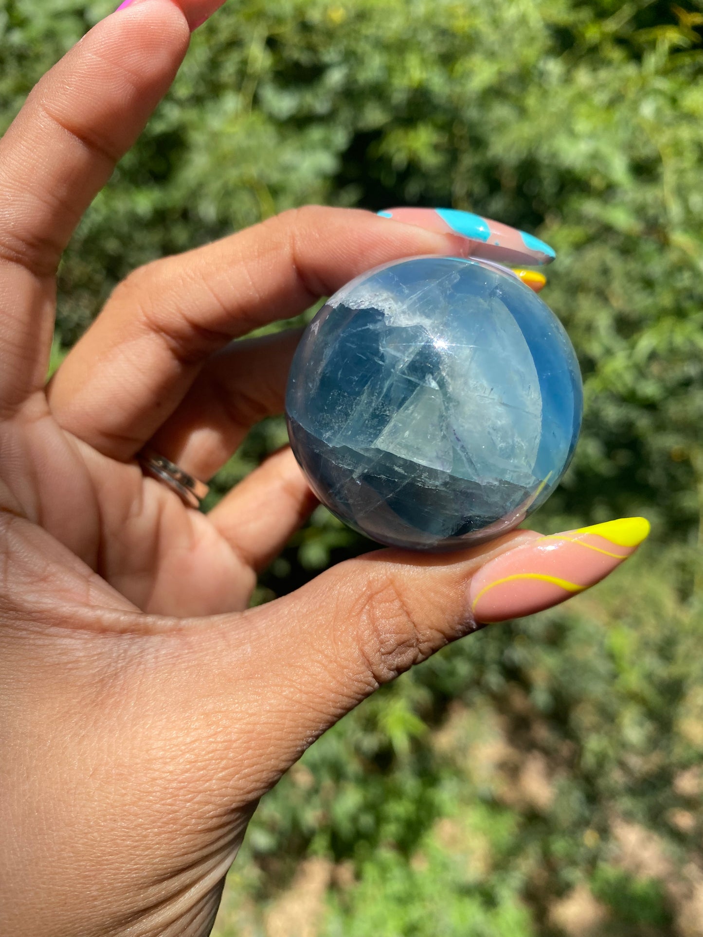 Fluorite sphere