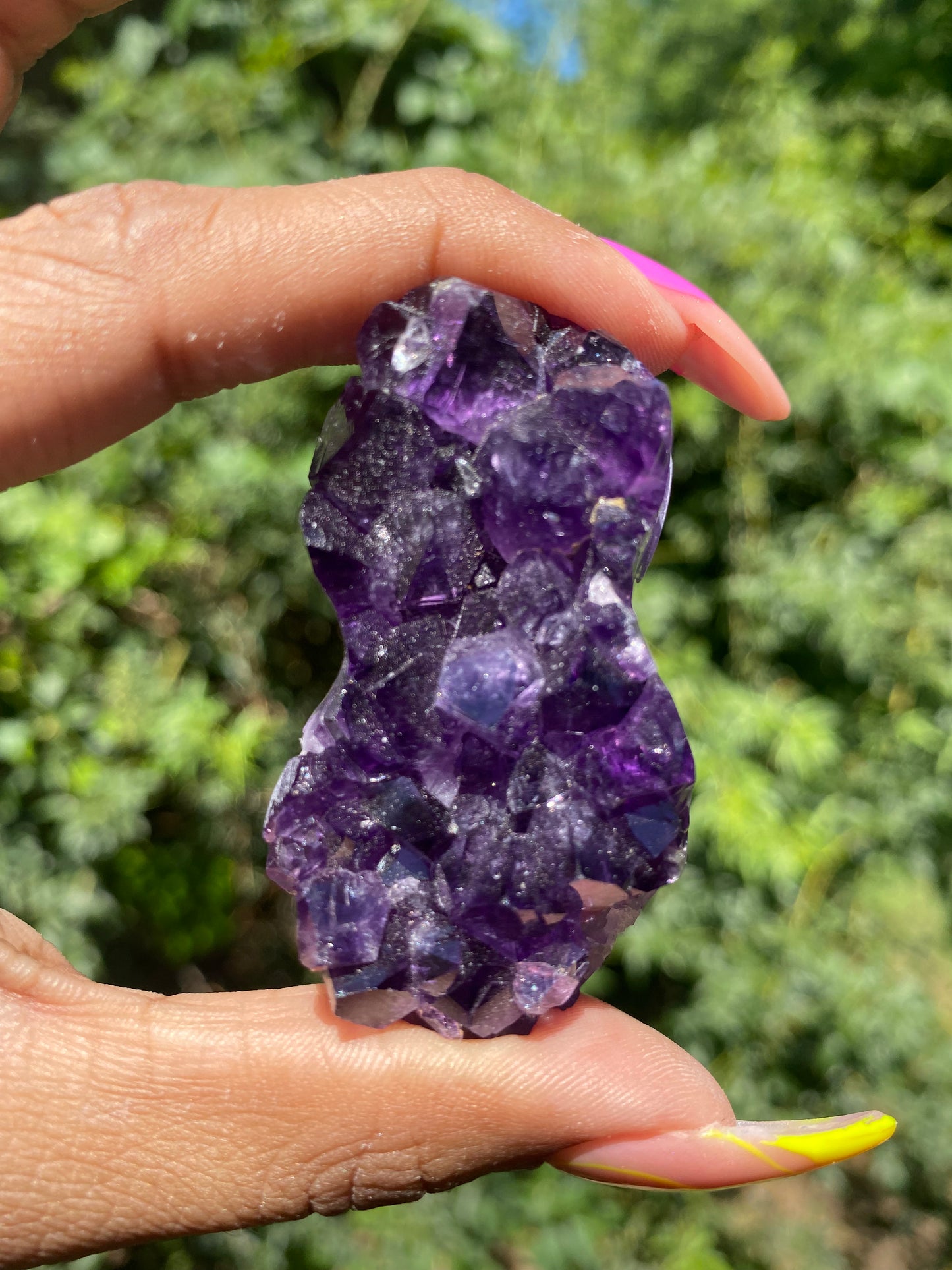 Amethyst cluster