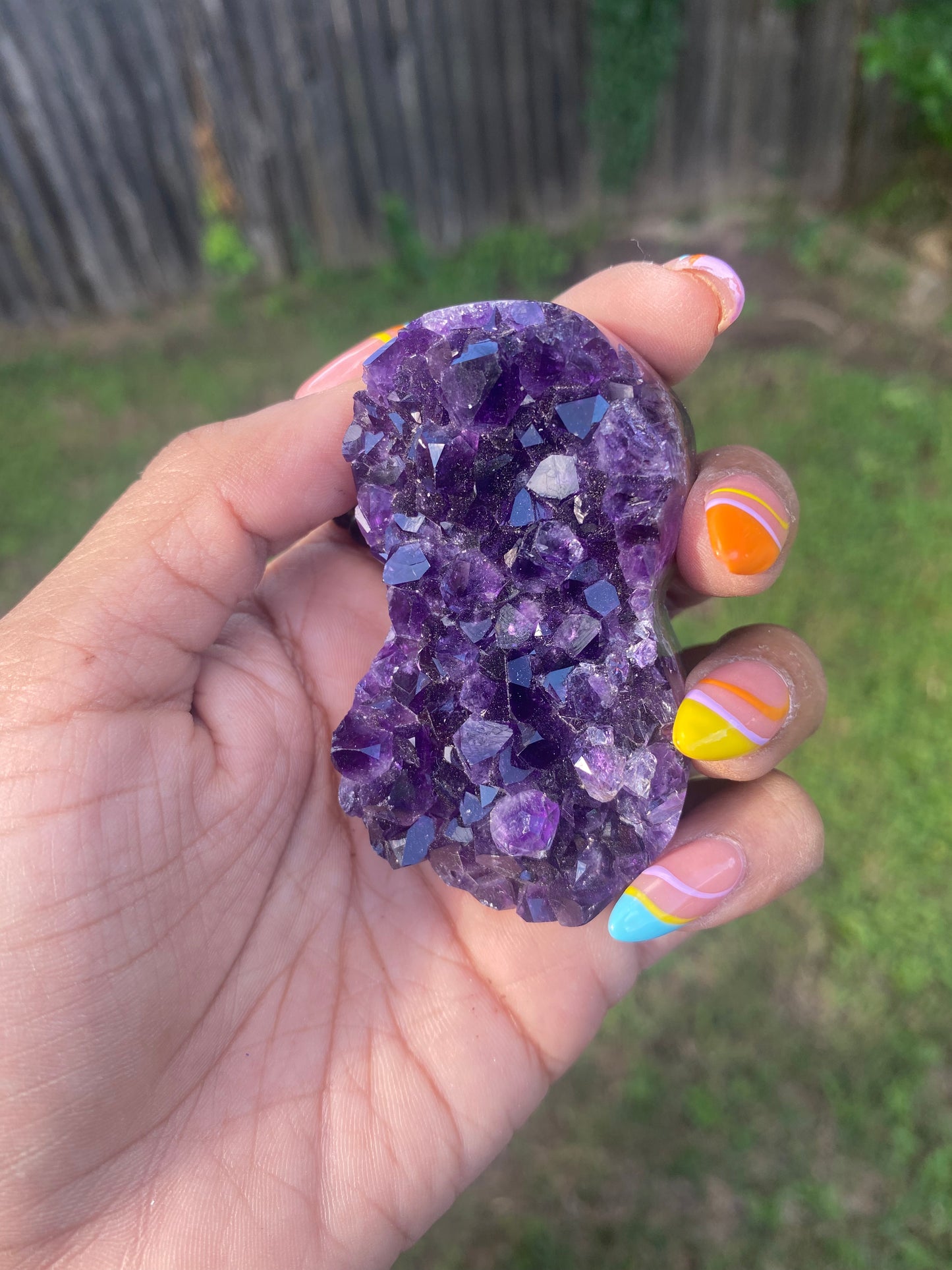 Amethyst cluster